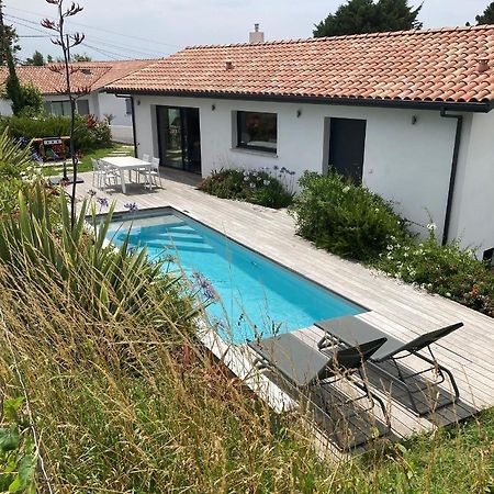 Villa Avec Piscine Privee, Vue Sur Mer Et Plage A Pied 800M Saint-Jean-de-Luz Exterior foto