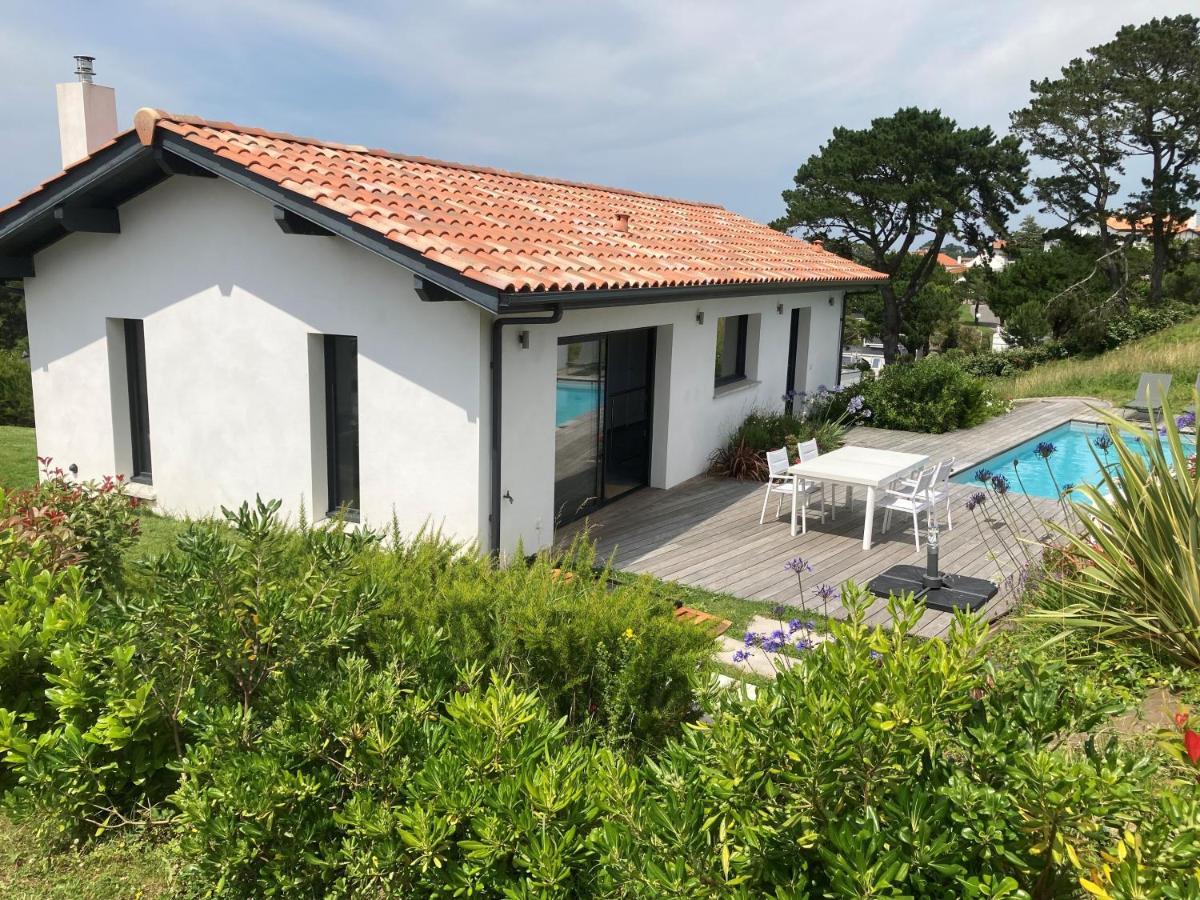Villa Avec Piscine Privee, Vue Sur Mer Et Plage A Pied 800M Saint-Jean-de-Luz Exterior foto
